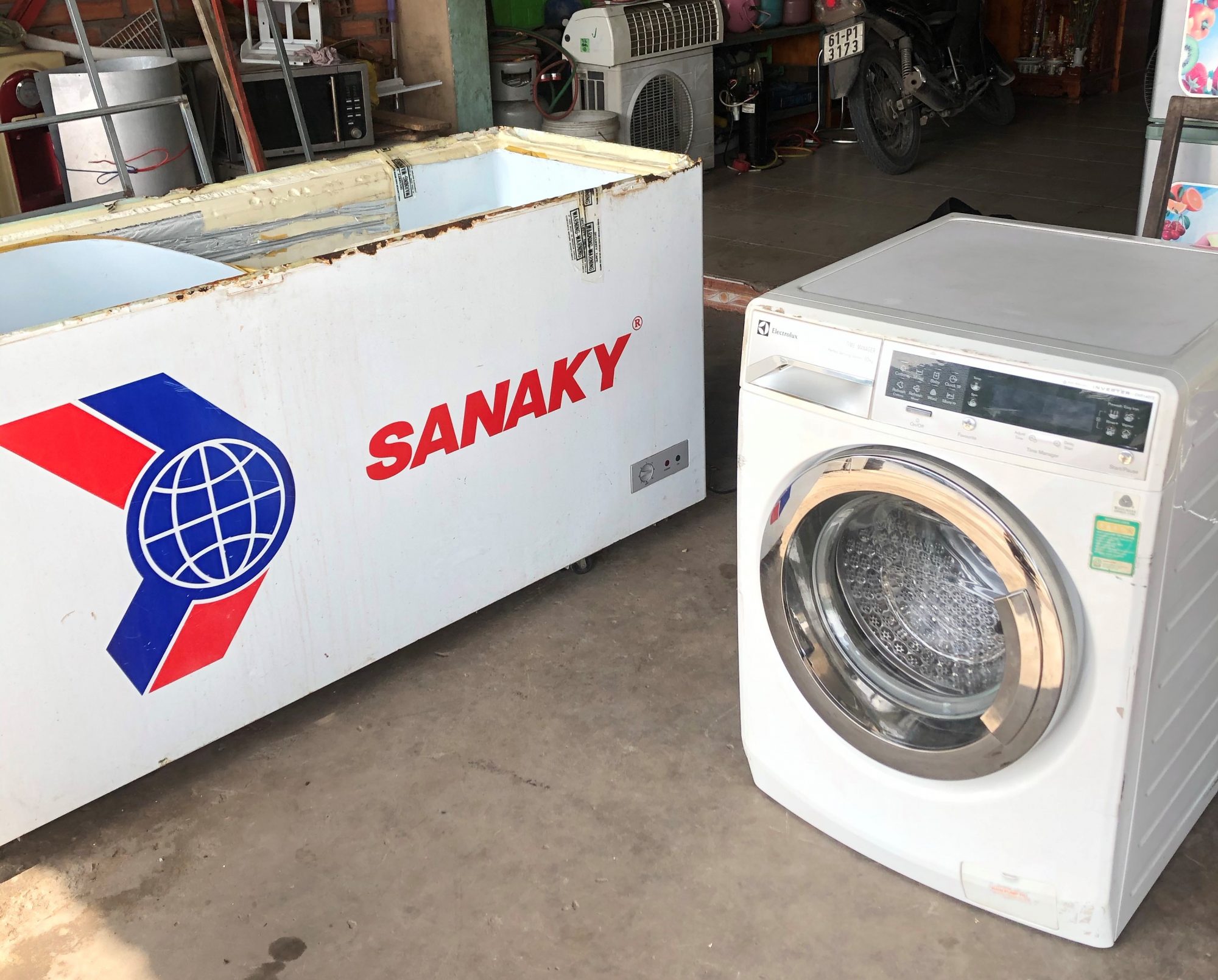 Sửa Máy Giặt, Sửa Tủ đông Tại Xưởng Công Ty Điện lạnh Quốc Thương