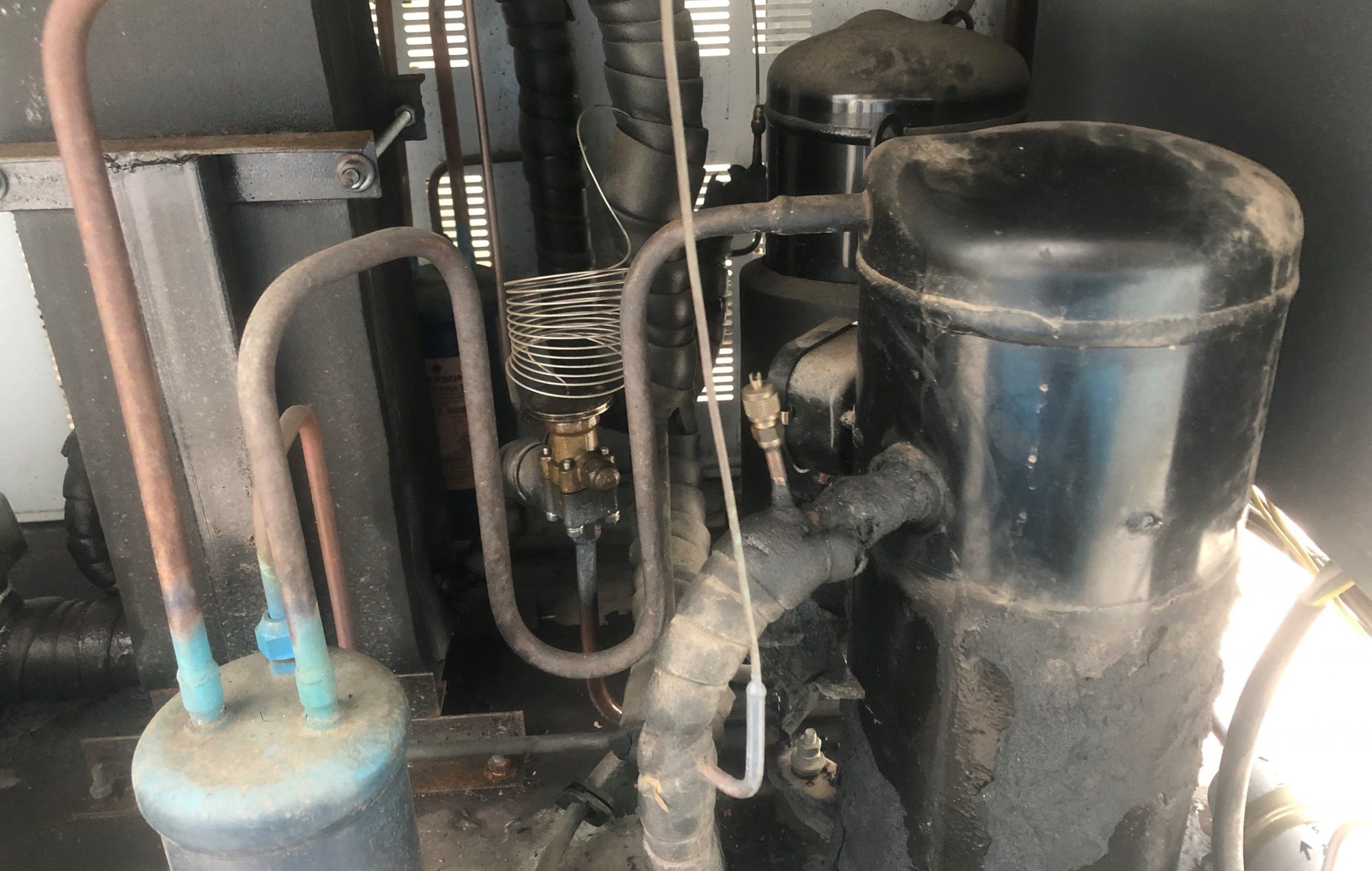 Thay Block Máy Lạnh 15 Hp.